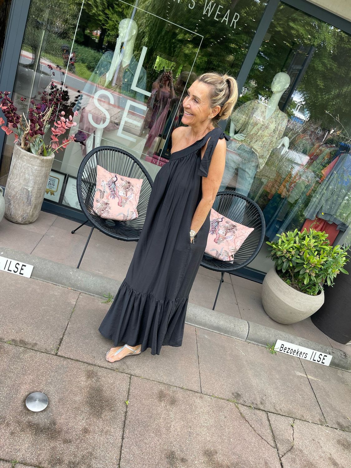 Co&#39;couture Callum dress zwart 96743