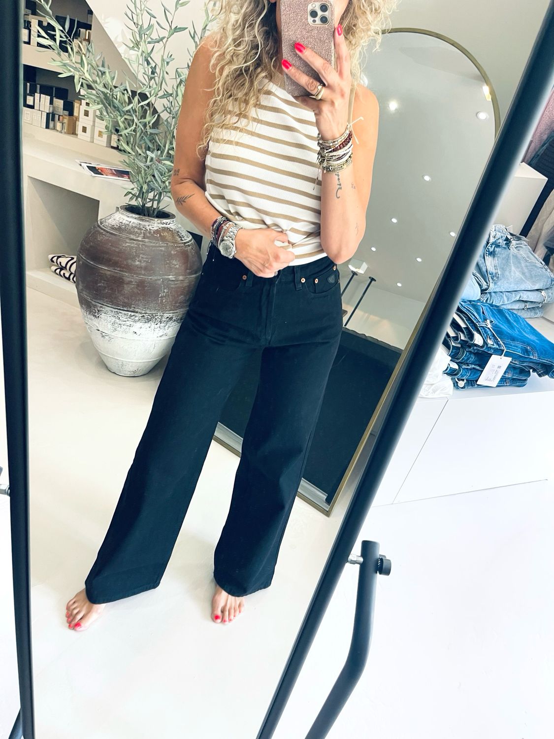 Lois Jeans Skater Loose Black 2782-7790