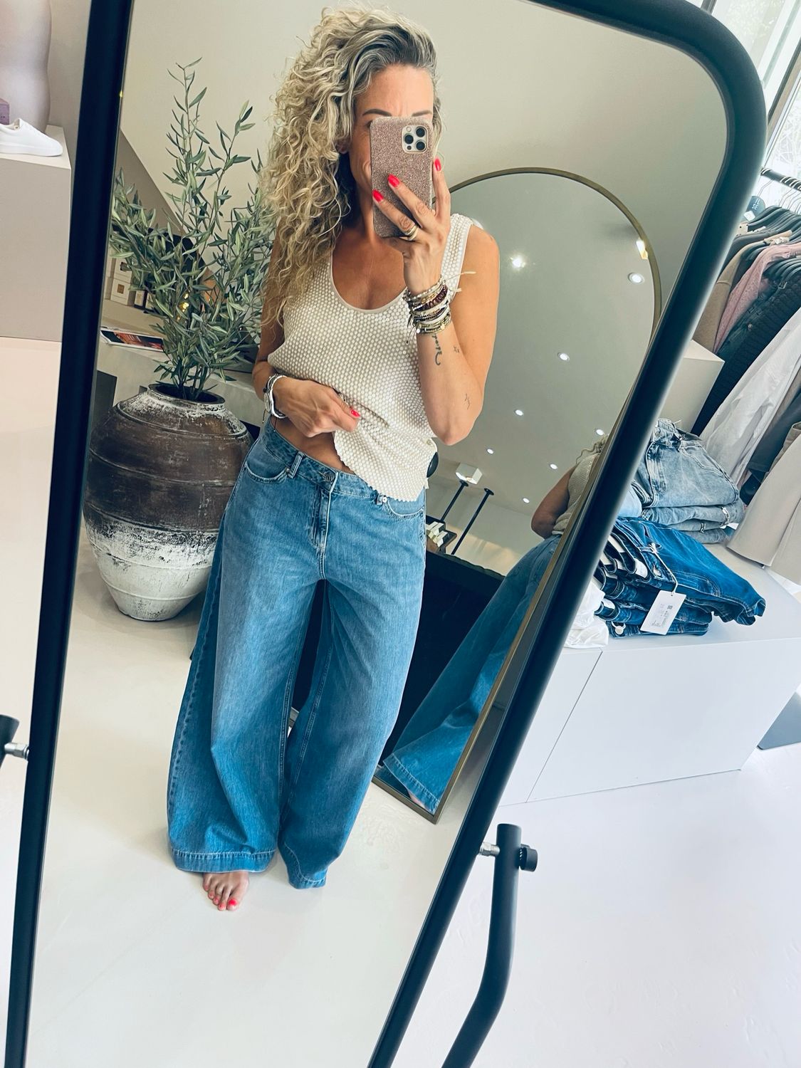 ba&sh Jeans MUSC Blauw 1H25MUSC