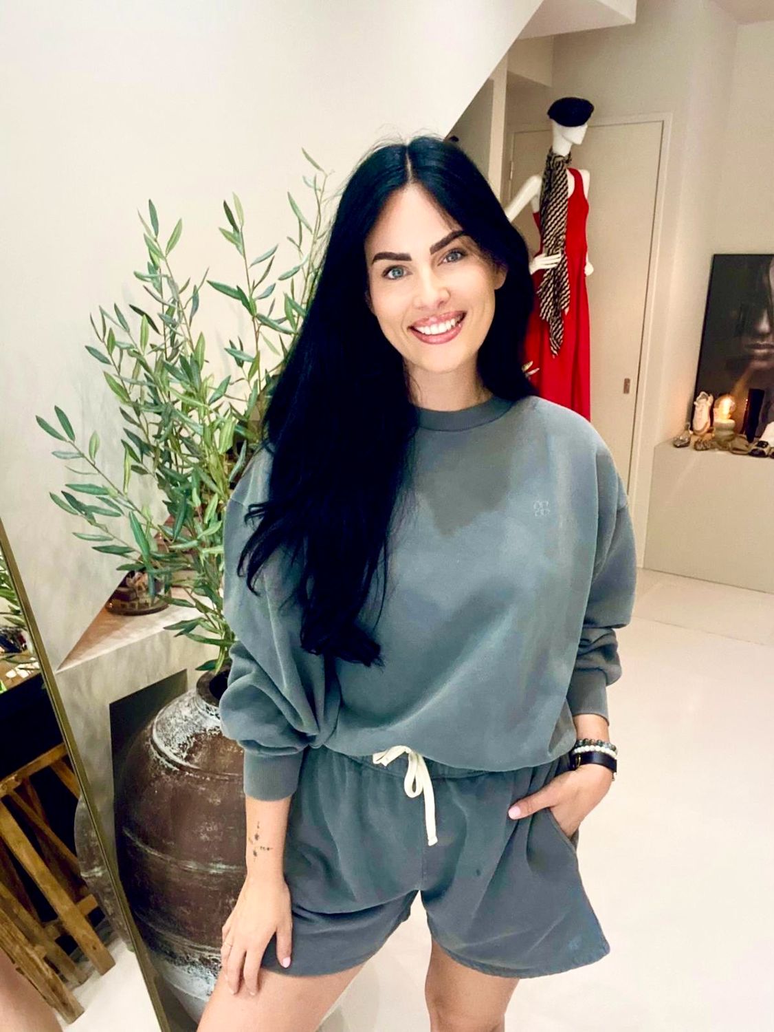 By-Bar bibi natural sweater concrete 25518901