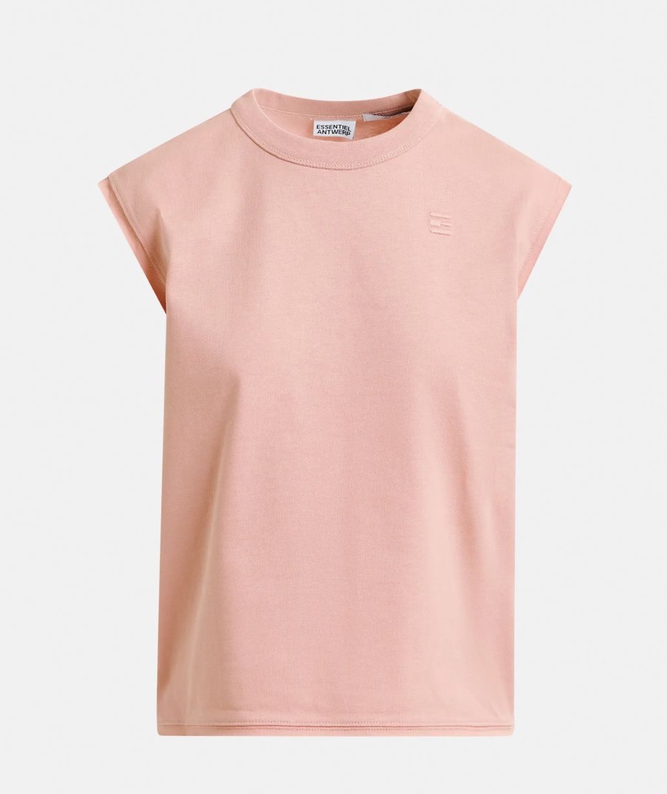 Essentiel Antwerp Logo t-shirt Roze HUNIQUE.RO20