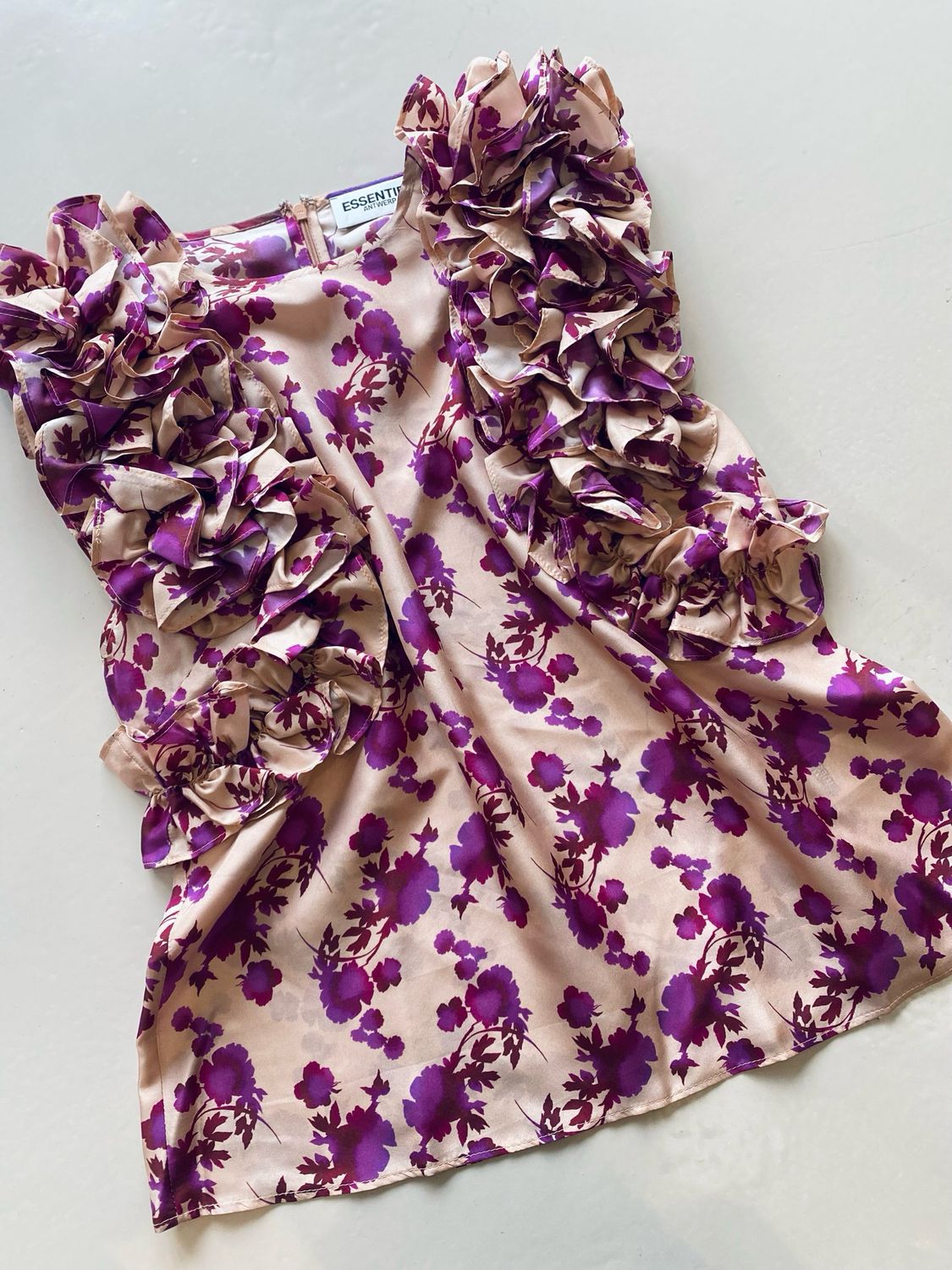 Essentiel Antwerp multi ruffle top Multi Hisconsin Essentiel Antwerp multi ruffle top Multi Hisconsin