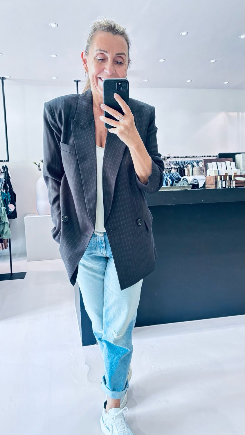 Essentiel Antwerp oversized blazer Grijs Ipursuit