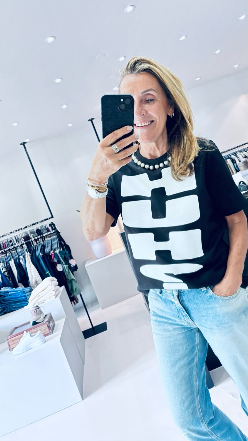 Essentiel Antwerp Beads print t-shirt Multi Isos