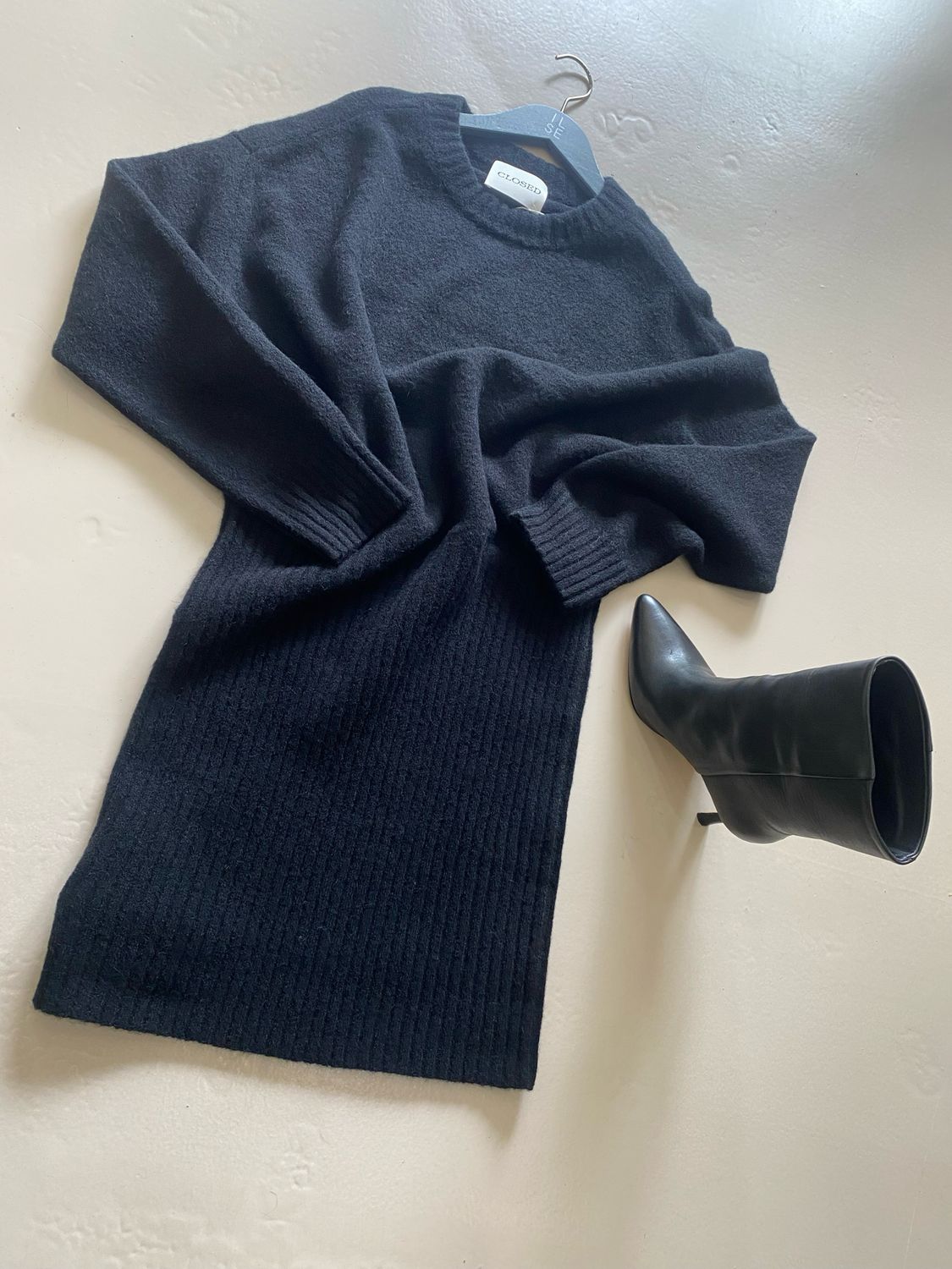 Closed Crew neck minidress Black C98301-98C-22