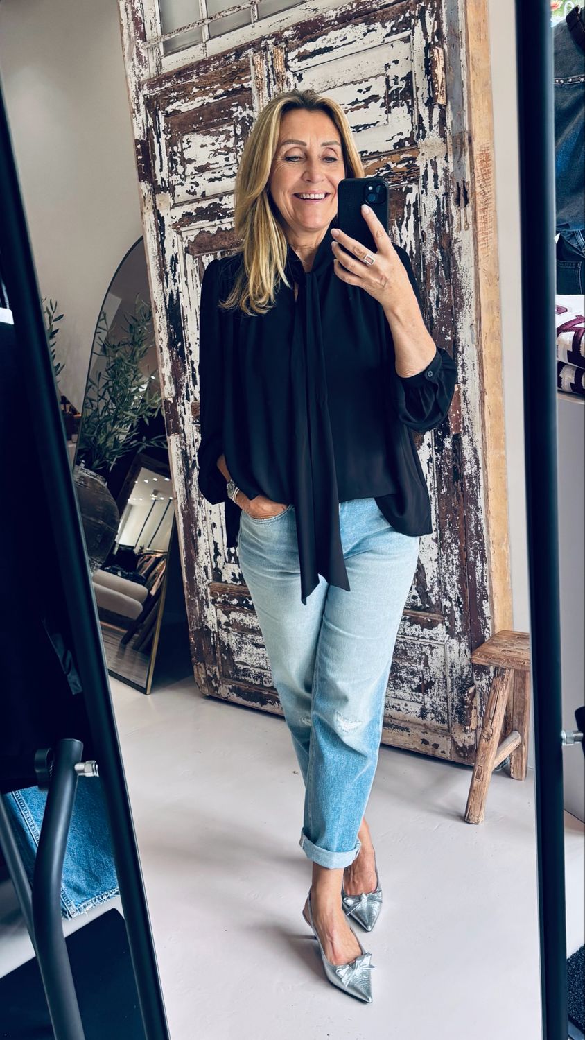 Eleh Blouse Zwart EFW250136