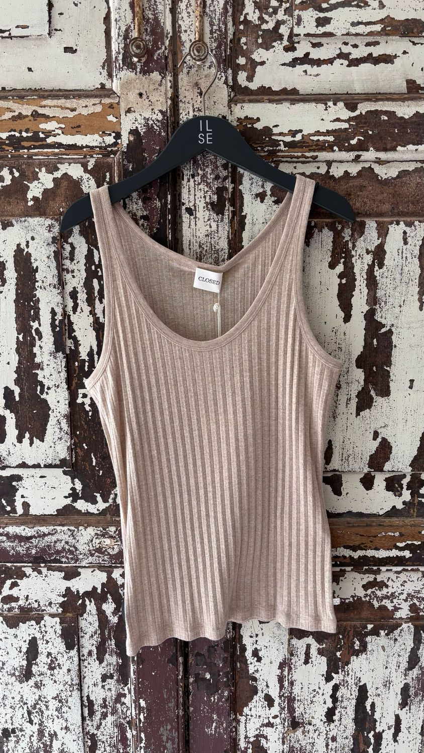Closed strap top Soft beige C95010-421-22
