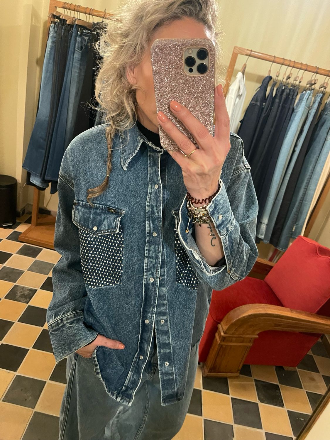 Lois Blouse Blauw 3287