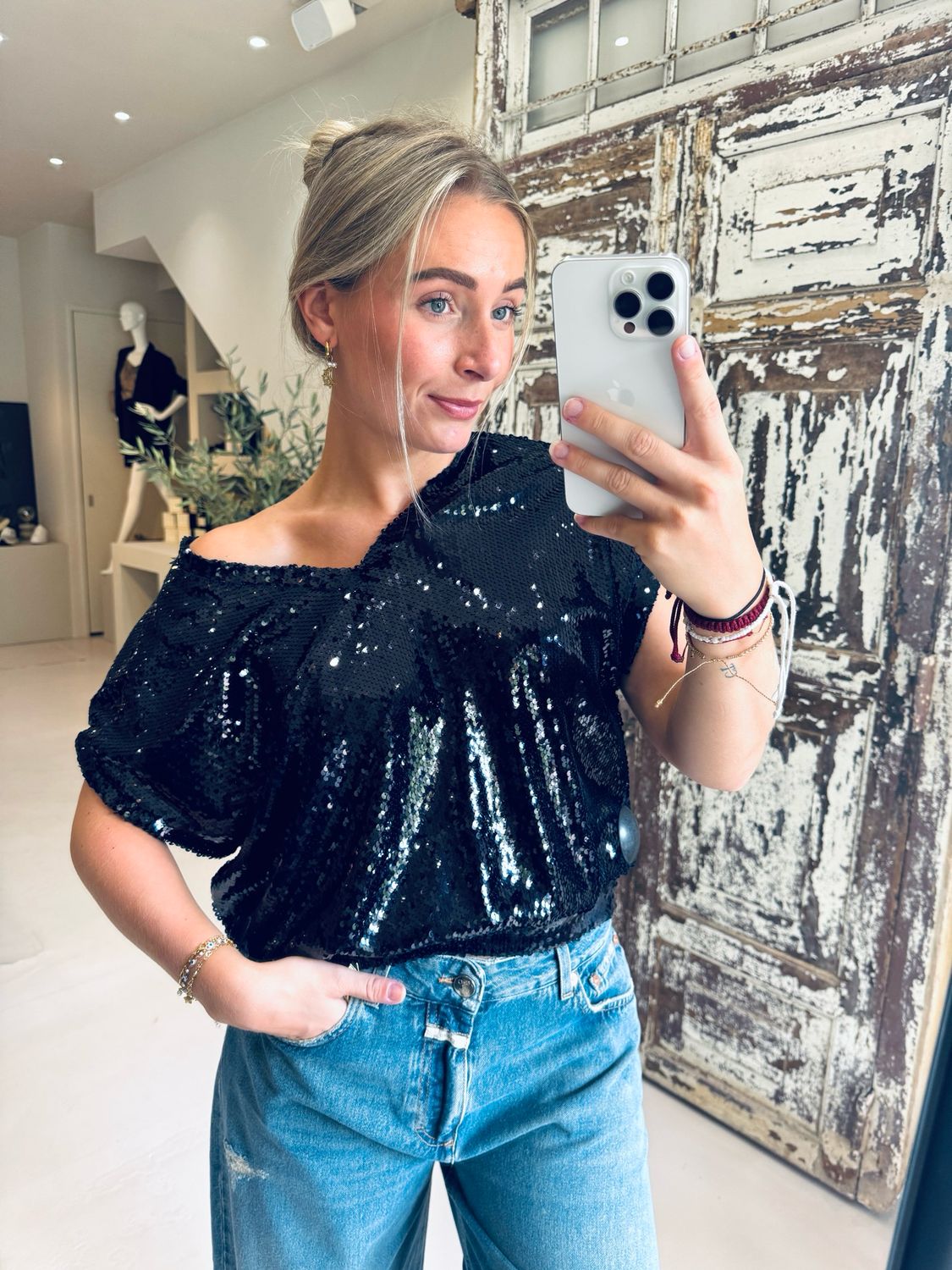 By-Bar tyler sparkle top midnight 25511001