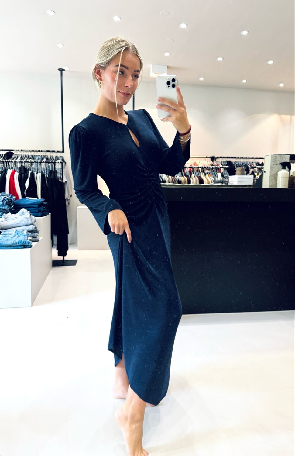 Bruuns Bazaar CedrusBBharika dress Navy BBW4652