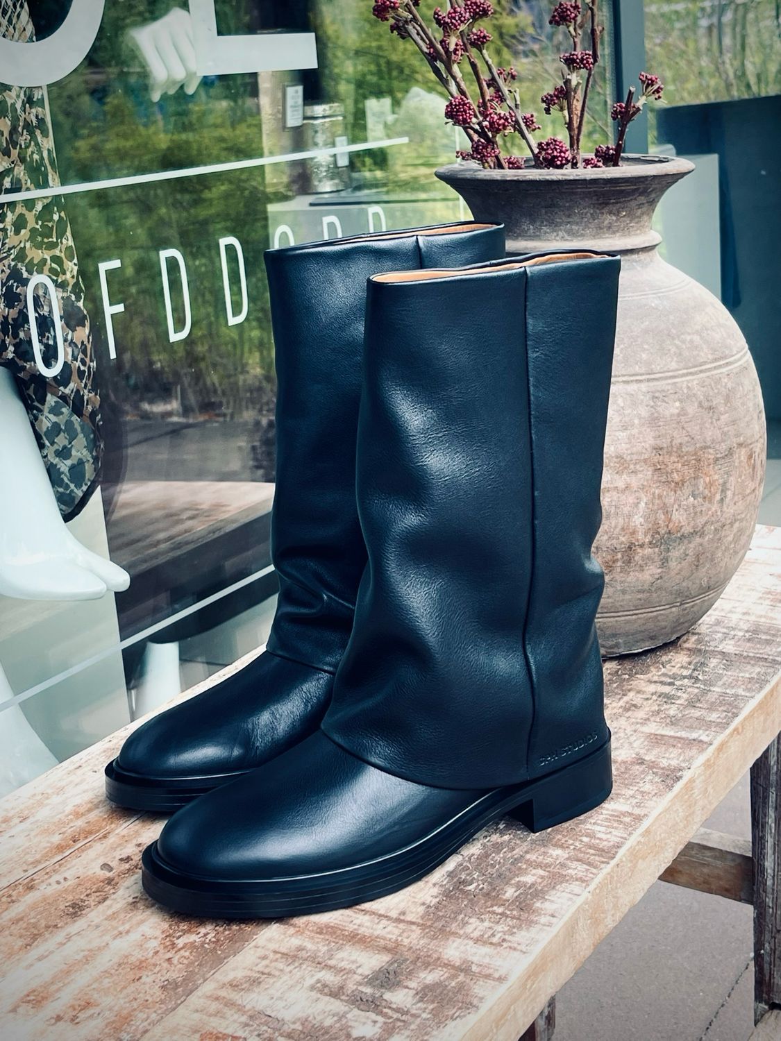 Copenhagen Studios Leather Boots Zwart CPH353