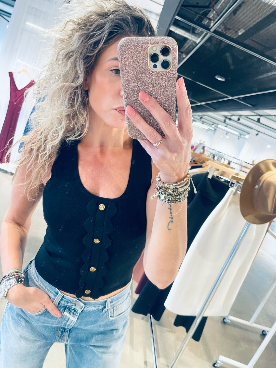 Twinset Top Zwart 252TP3202