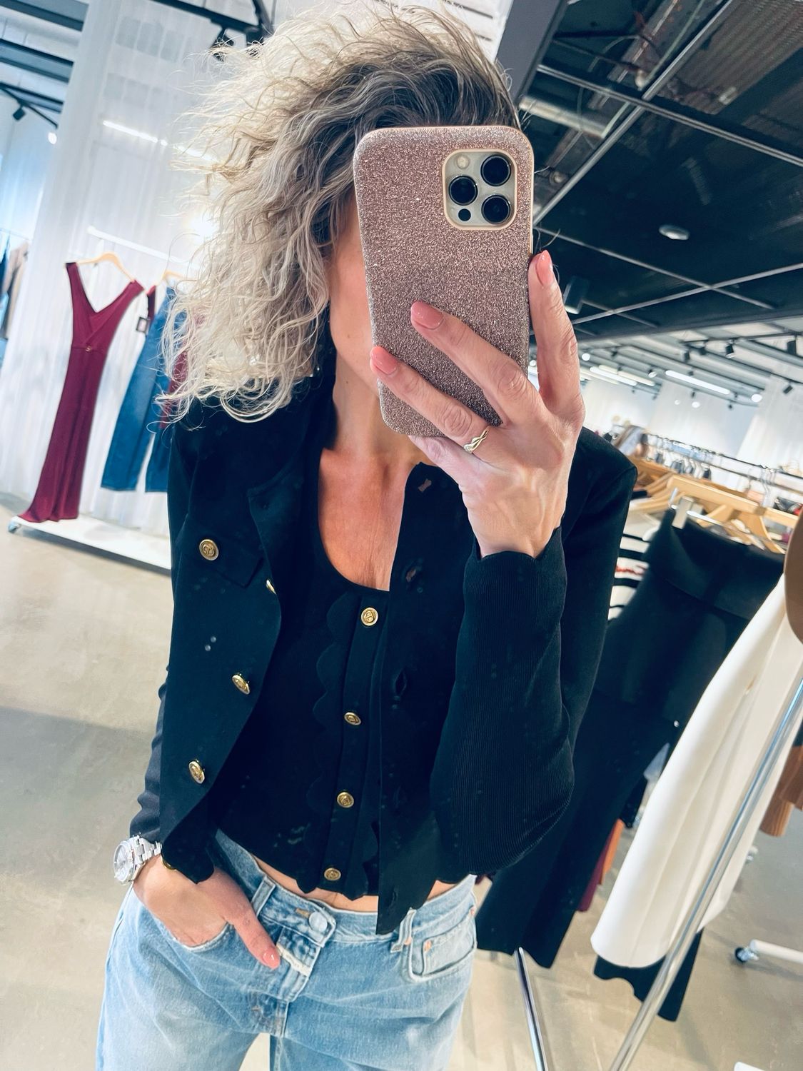 Twinset Top Zwart 252TP3202