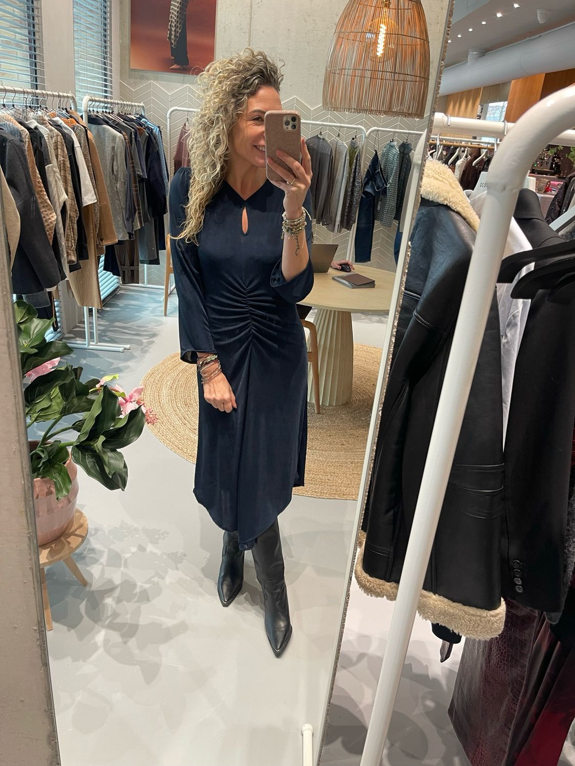 Bruuns Bazaar CedrusBBharika dress Navy BBW4652