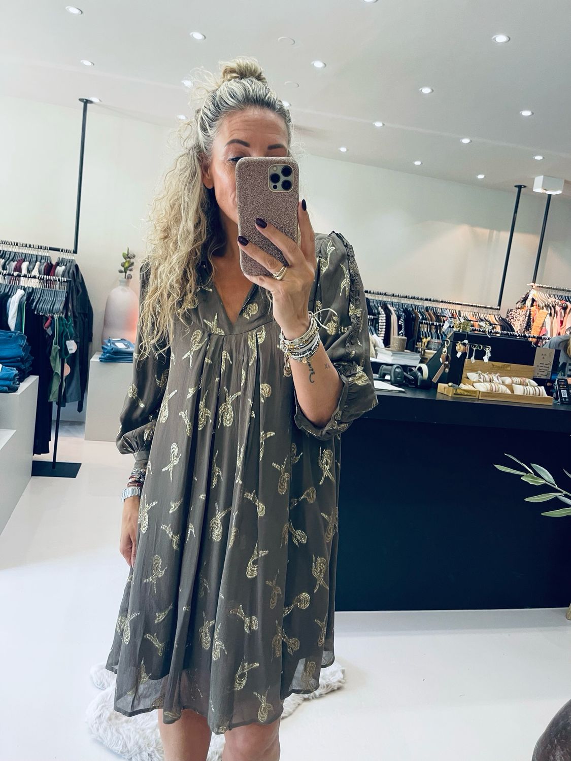 Bruuns Bazaar AmaranthusBBtammi dress Taupe BBW4642