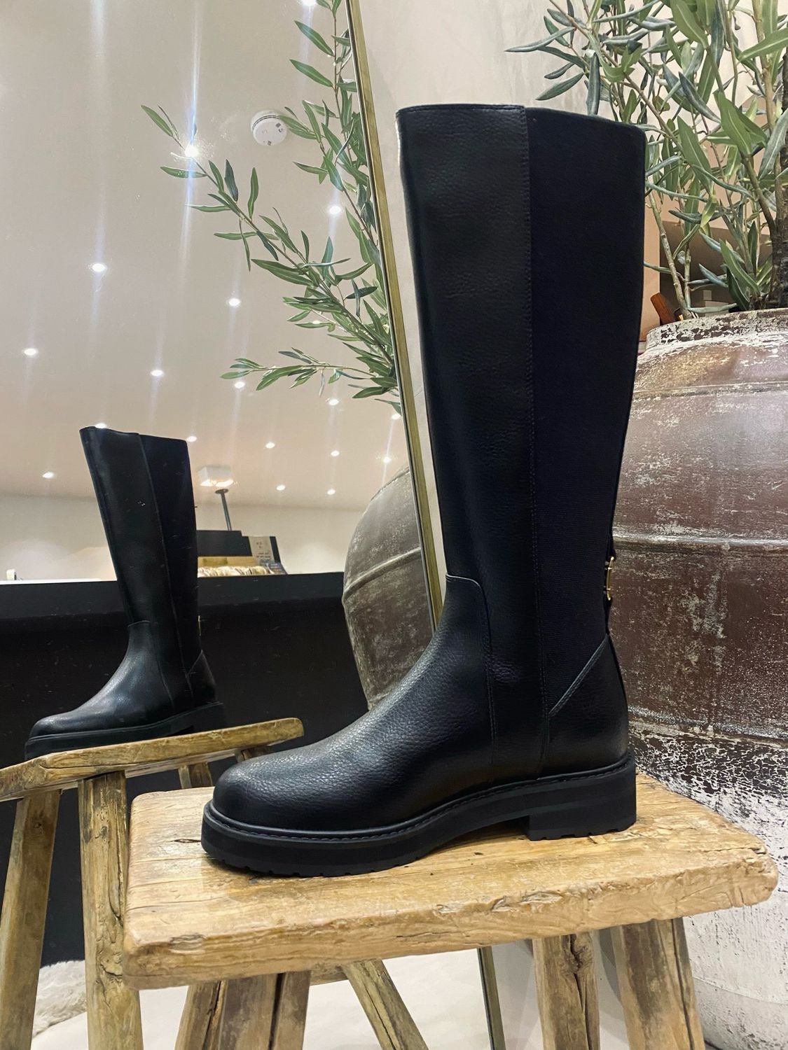Twinset Boot high zwart 252tgt120
