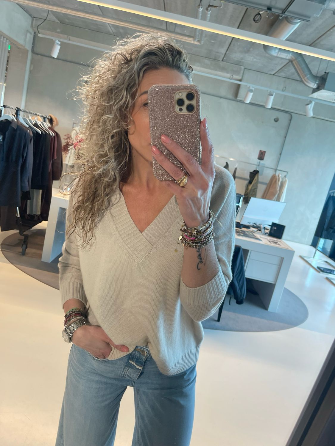 Ibana Knit Kellen Off white 302550092