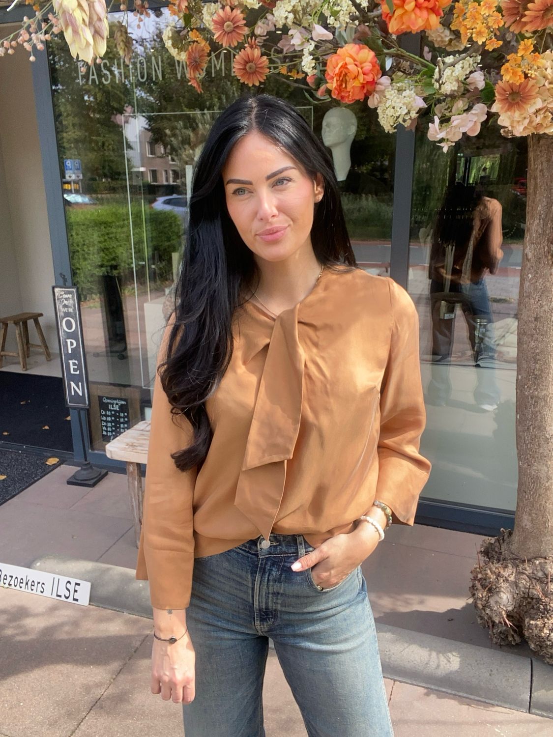 By Malene Birger Vega Blouse Bruin 103590