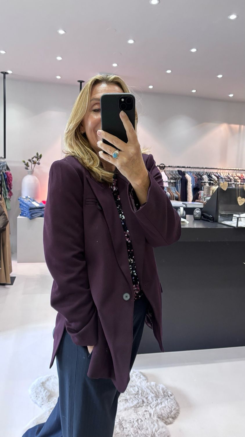 Co'couture Almira Blazer Paars 30365