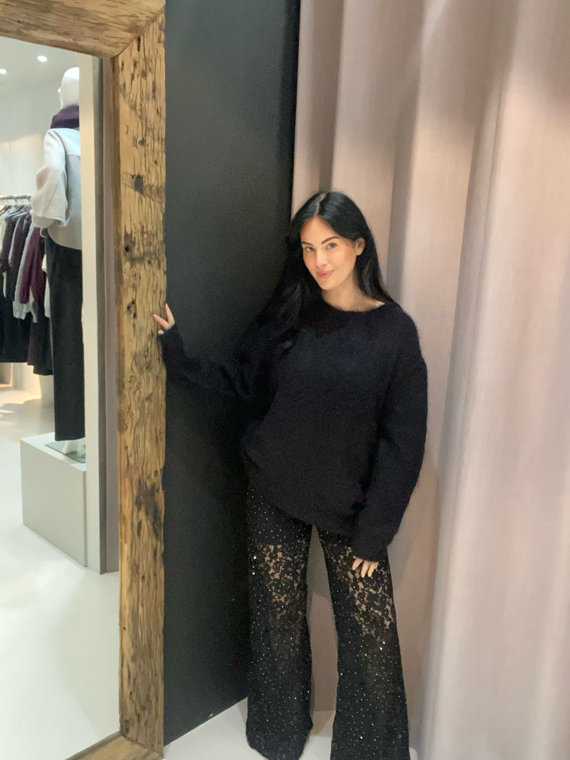 Co'couture Simili lace pants 31679