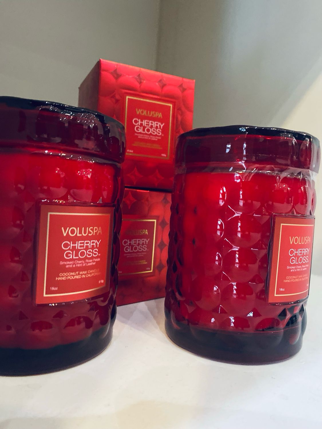 Voluspa Cherry gloss large jar . 55311