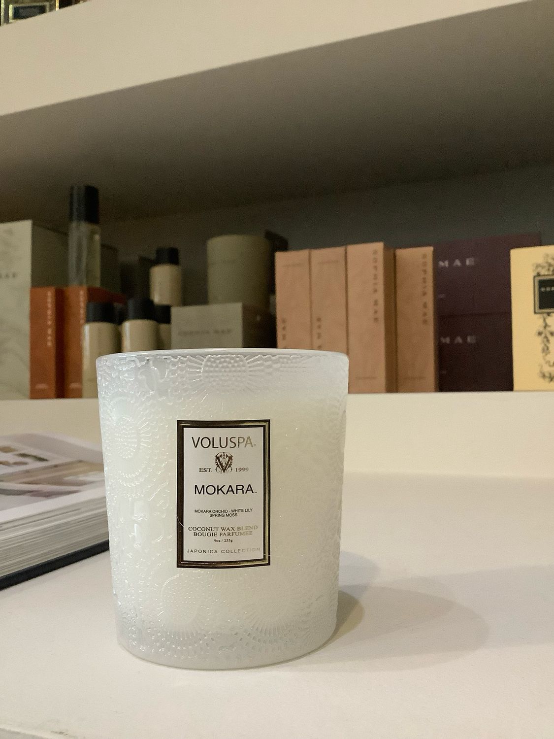 Voluspa mokara classic candle . 7348