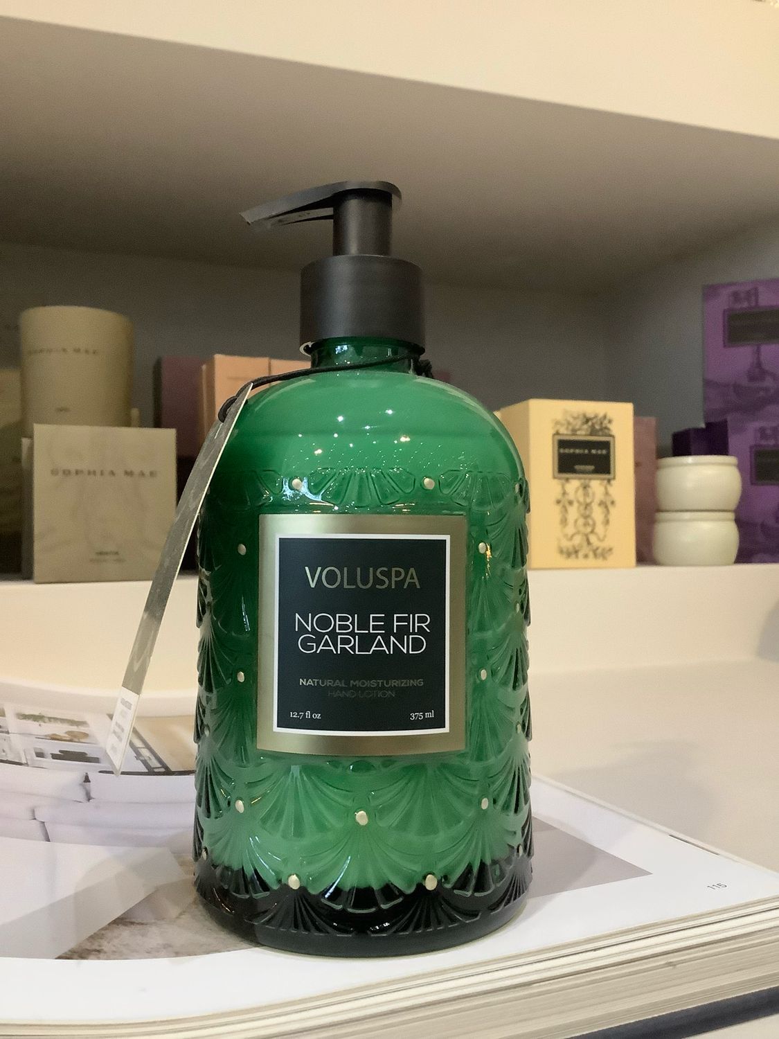 Voluspa Noble fir hand lotion . 56210