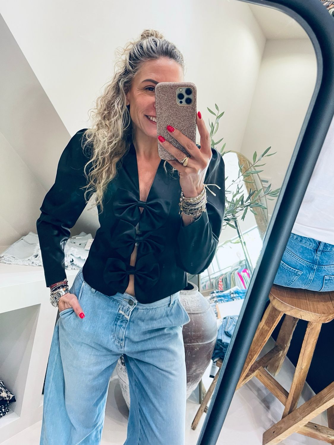 Dante6 Dante6 Sorella bow detail top 254109 Dante6 Dante6 Sorella bow detail top 254109