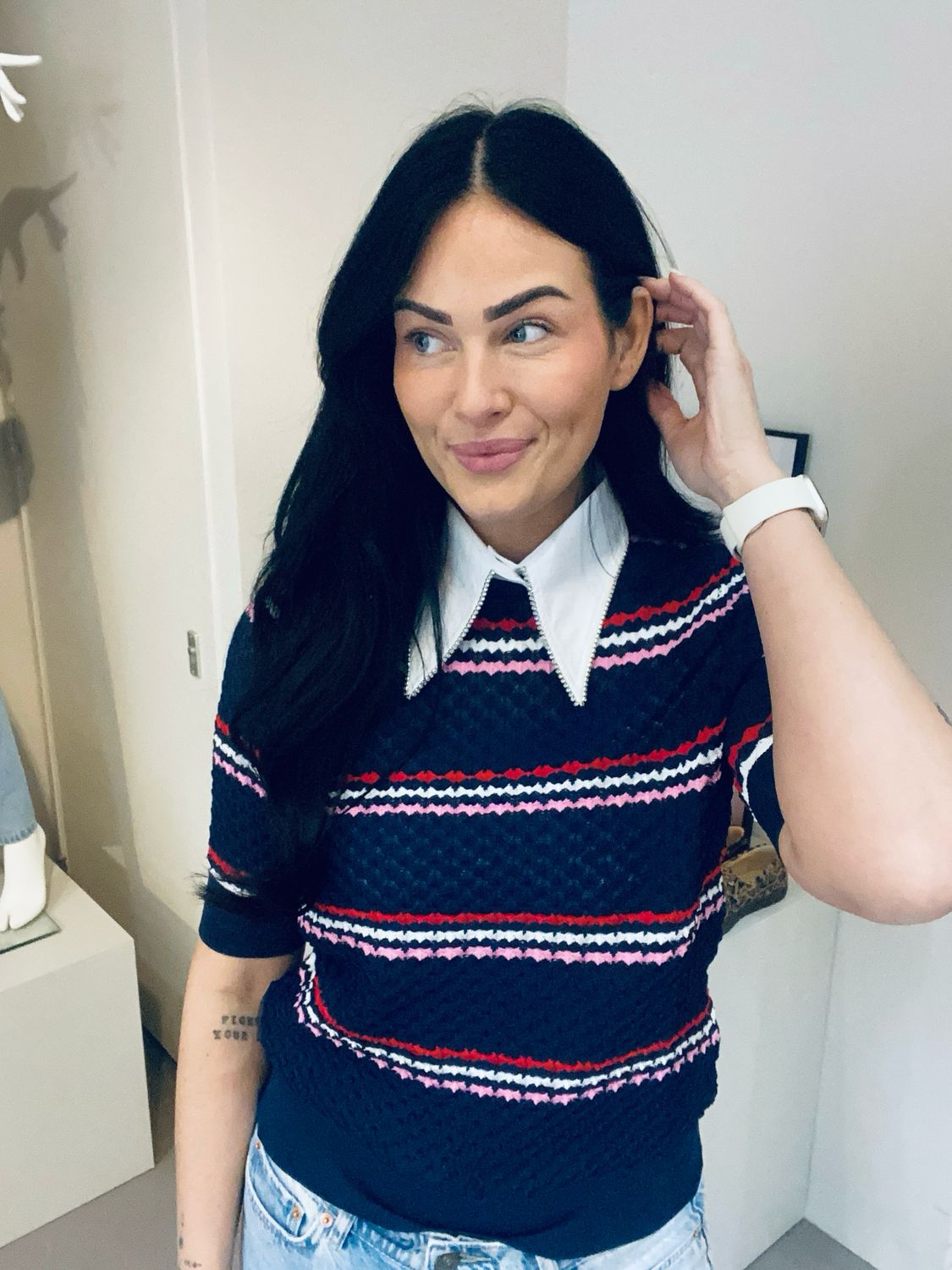 Essentiel Antwerp Pullover with collar JANTASY