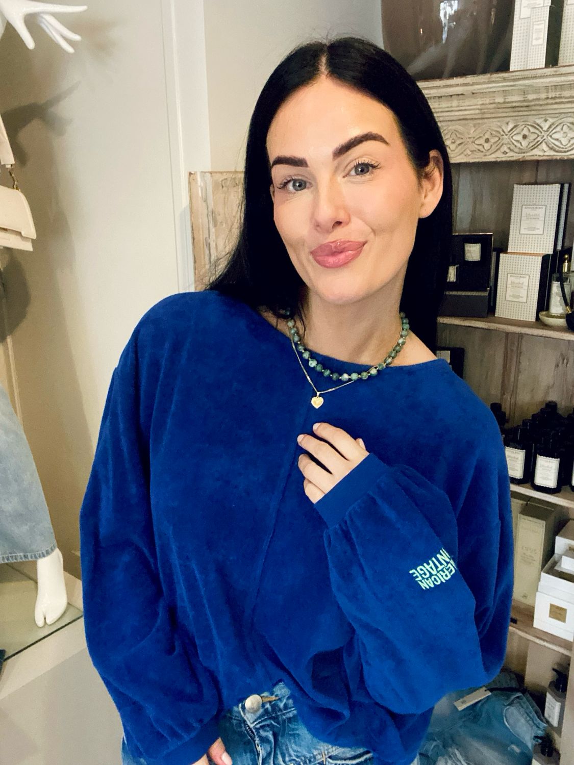 American Vintage SWEAT ML COL BATEAU FUX03AE26