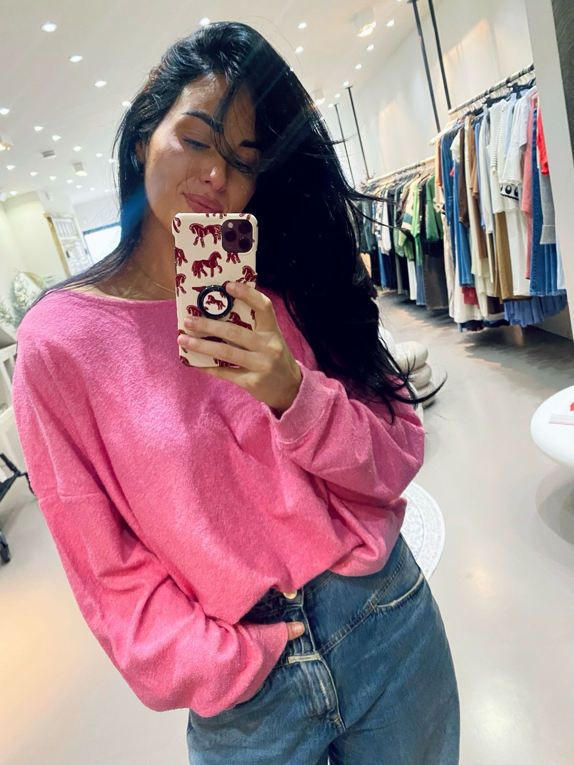 American Vintage SWEAT ML COL ROND CLU03AE26