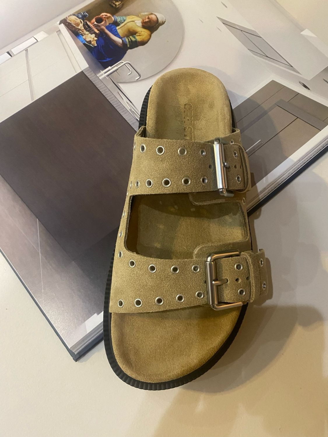 Copenhagen Studios Suede sandaal studs CPH702