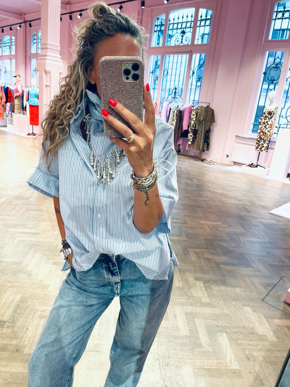 Essentiel Antwerp Boxy oversized shirt Jasleen