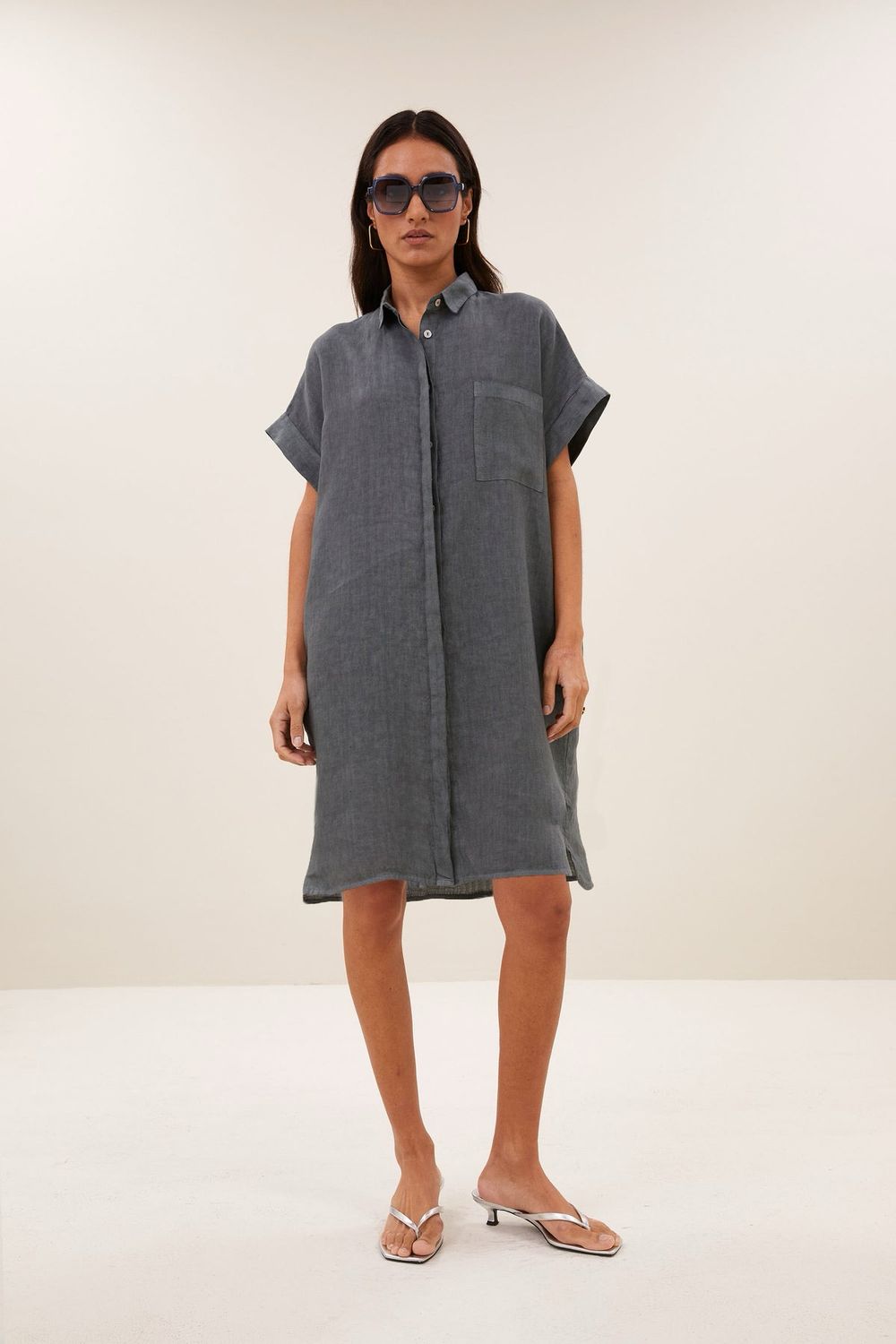 By-Bar hella linen dress 26217006