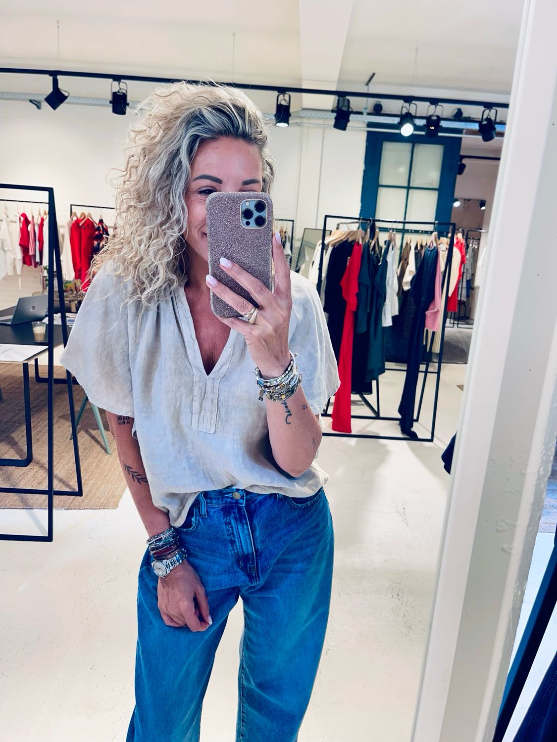 By-Bar vina linen blouse 26112040