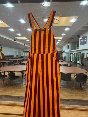 Maroon &amp; Gold Overalls