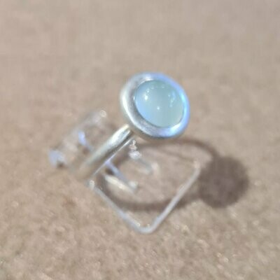 Silberring mit Topas Cabochon