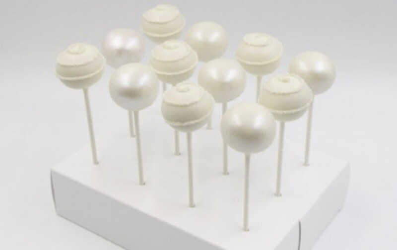 White Cake Cake Pop (Dozen)