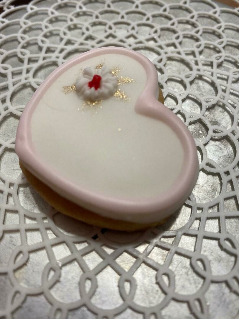 Heart Shaped Cookies (custom designs available)