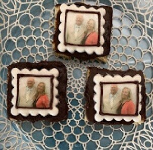 3" Custom Photo Square Sugar Cookie - choose your design (dozen)