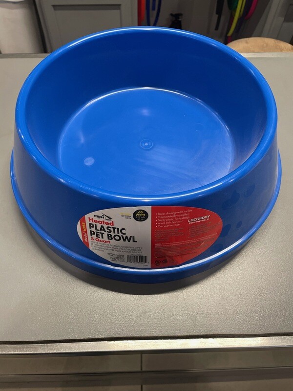 5 qt heated bowl
