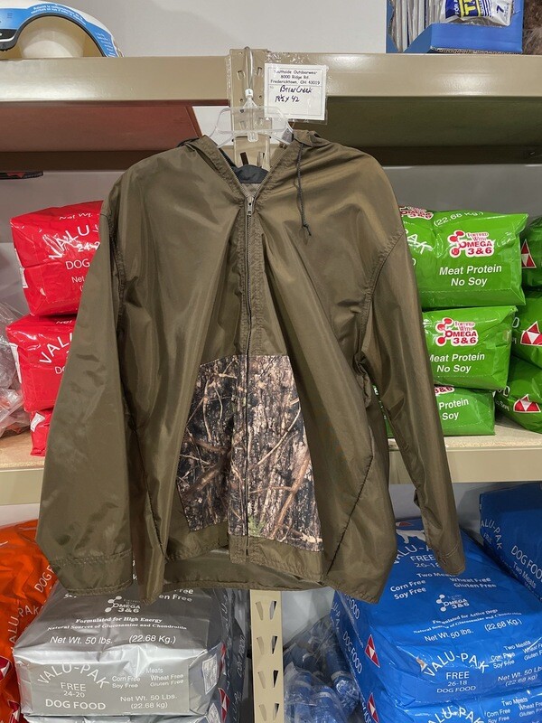 rain coat full zip