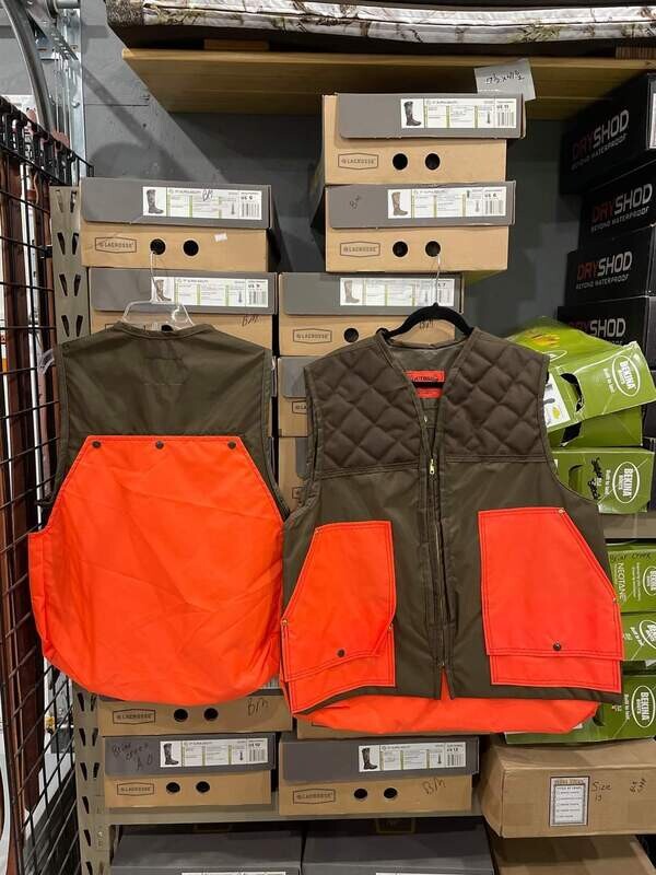 Southside game vest brown orange