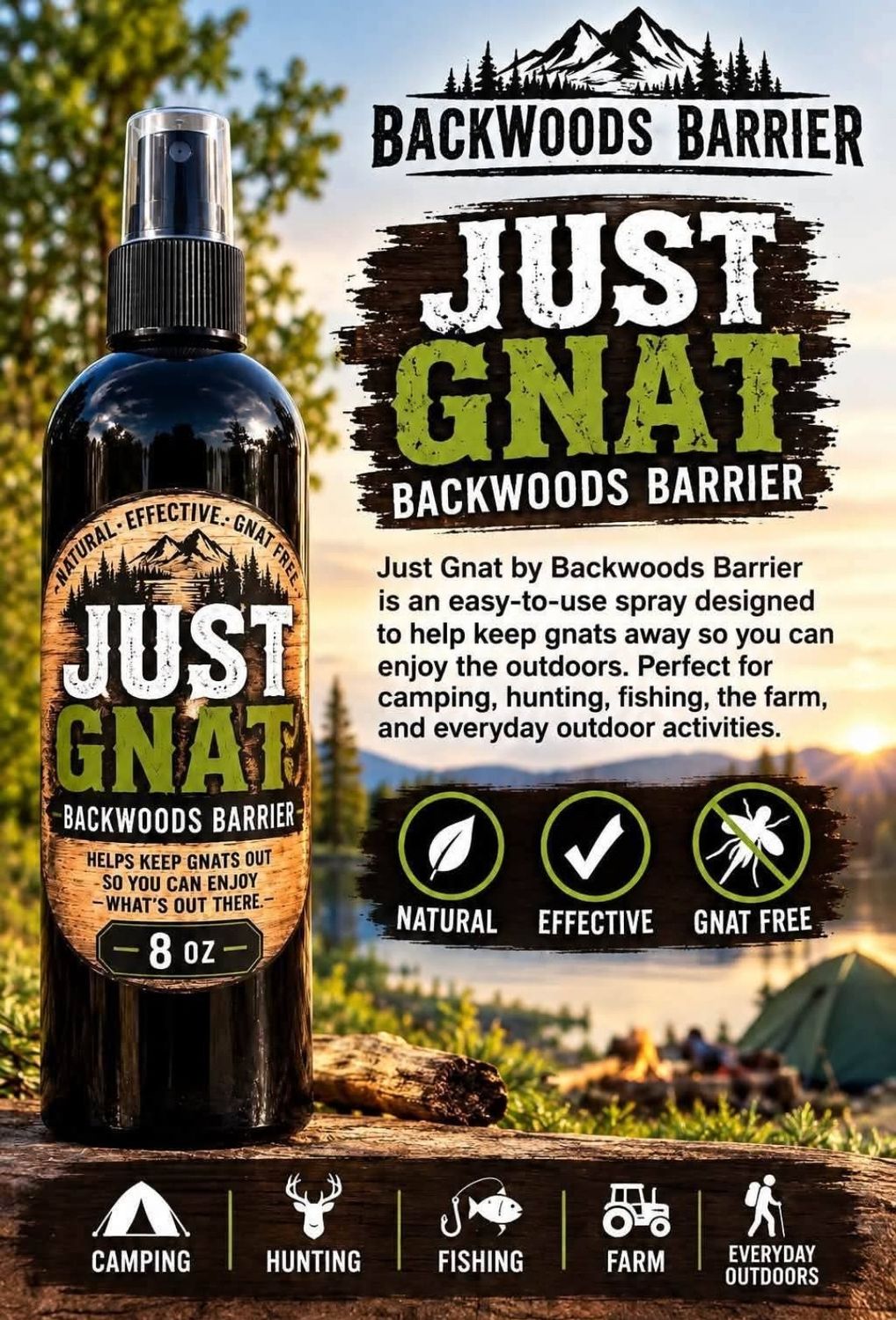 BACKWOODS BARRIER JUST GNATS 