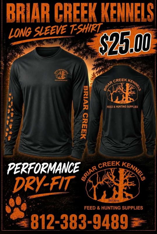 BRIAR CREEK DRY FIT (ADULT) BLACK LONG SLEEVE