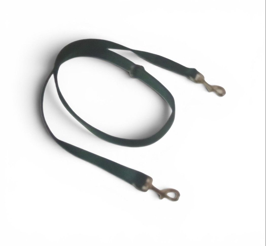 3/4" WIDE NYLON LEAD, CENTER RING &amp; 2 SNAPS (STRAIGHT OR CHAIN)