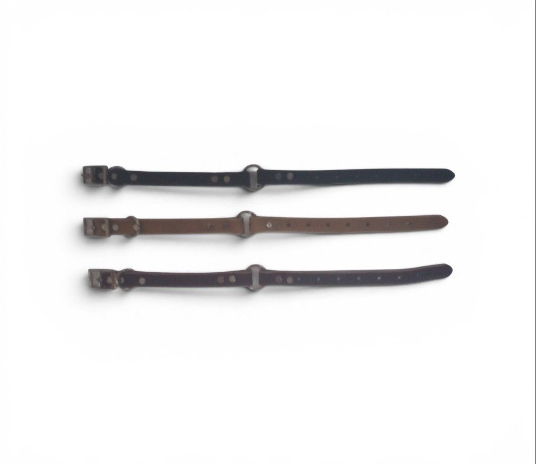 3/4" WIDE LEATHER WITH D &amp; CENTER RING