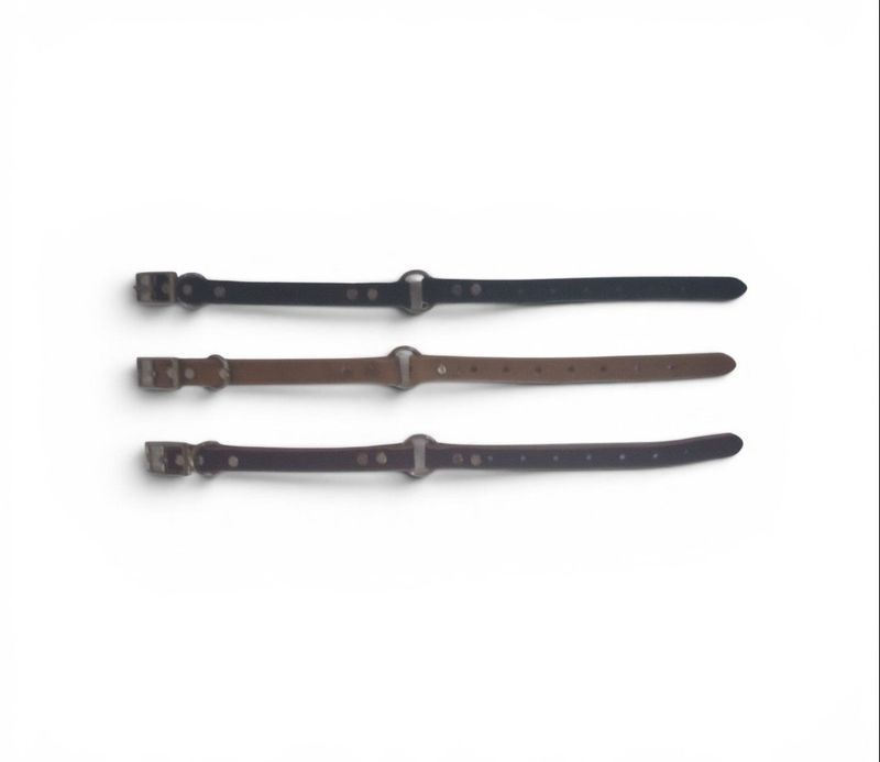 3/4" WIDE LEATHER WITH D &amp; CENTER RING