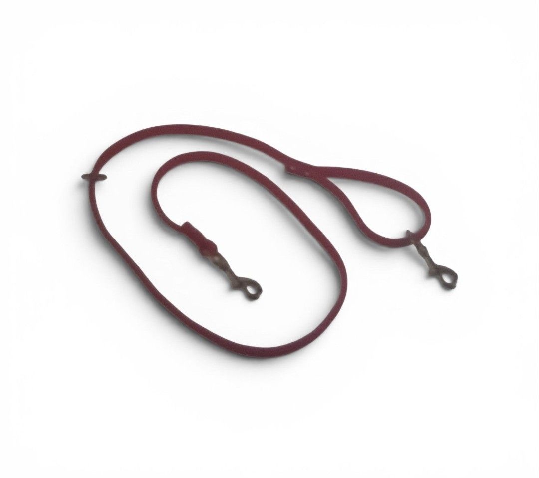 3/4" WIDE SUPER GRIP TREE LEAD, CENTER RING &amp; 2 SNAPS (STRAIGHT, CHAIN, OR CABLE)