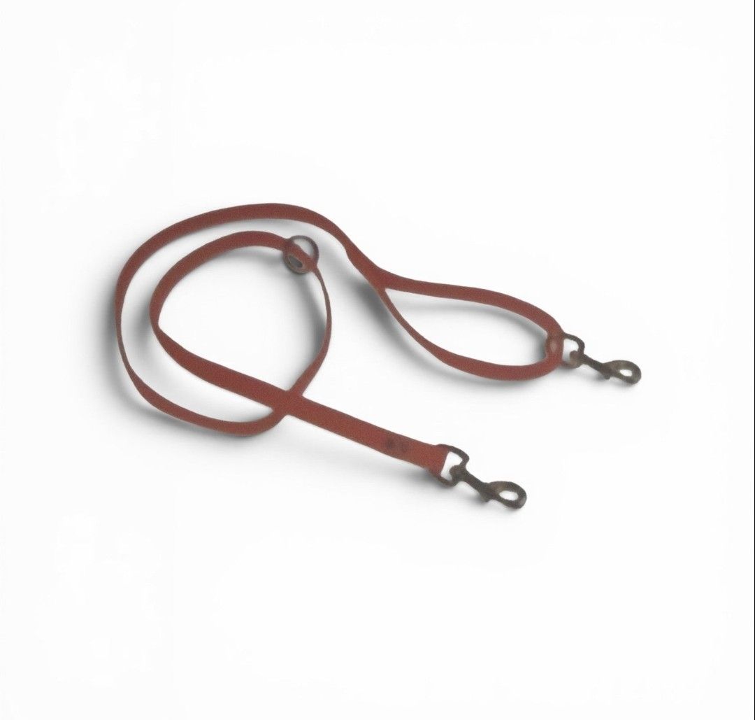 3/4" WIDE SUPER HEAVY BETA LEAD, CENTER RING &amp; 2 SNAPS( STRAIGHT, CHAIN, OR CABLE)